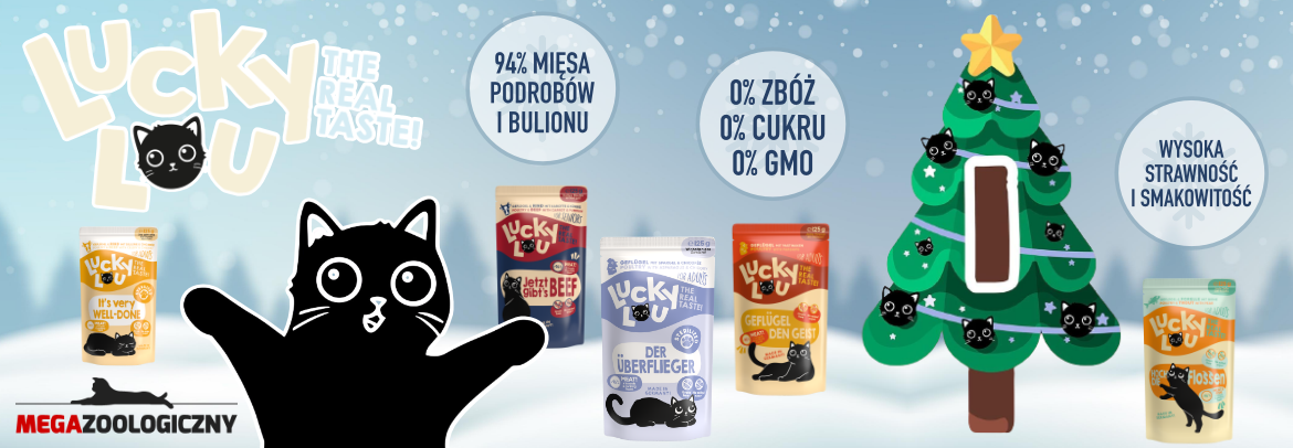 ZIMA - Karma bezzbożowa dla kota w formie pasztetu - Poznaj Lucky Lou dla kota w Megazoologiczny.pl