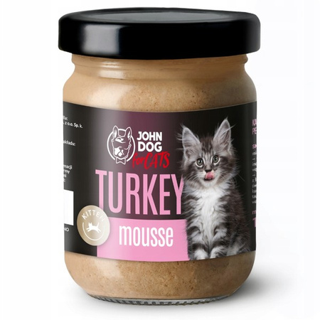 John Dog for Cats indyk mus dla kociąt 100 g
