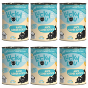 ZESTAW Lucky Lou Lifestage Kitten drób i pstrąg 6 x 400 g