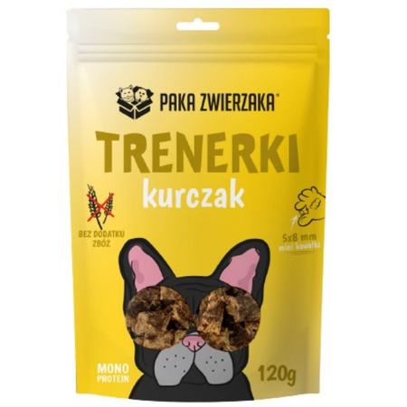 Paka Zwierzaka trenerki dla psa kurczak 120 g