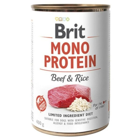Brit mono protein beef & rice dla psa 400 g