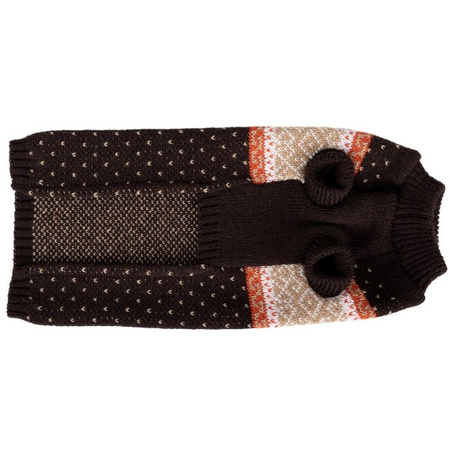 amiplay Bergen sweterek dla psa brązowy 19 cm