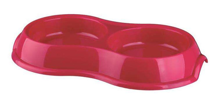 MISKA PLASTIKOWA PODWÓJNA, 2 × 0.2 l/o 11 cm