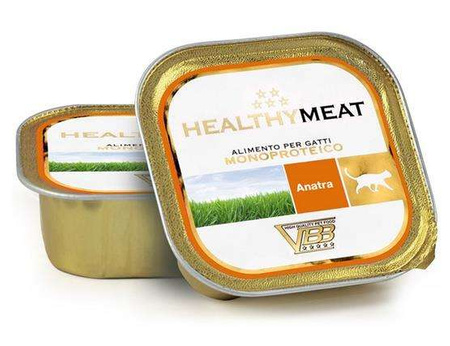 Healthy Meat Kot Mono Kaczka tacka 100g