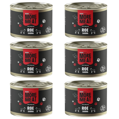 ZESTAW BUBAlicious More Meat mono Pure Sarna 6 x 400 g