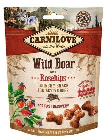 Carnilove crunchy snack wild boar & rosehips 200g