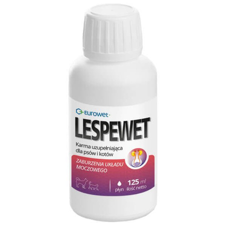 Eurowet lespewet na układ moczowy dla psa, kota 125 ml
