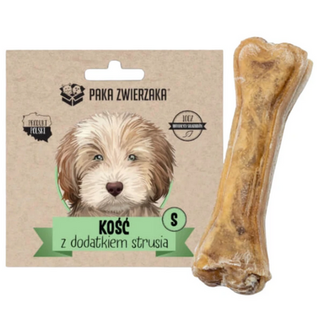 Paka Zwierzaka kość struś S 10 cm