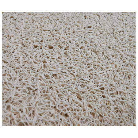 Duża mata pod kuwetę PCV beżowa 60x90 cm