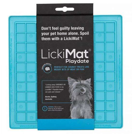LickiMat Playdate mata do lizania dla psa, kota 20x20 cm