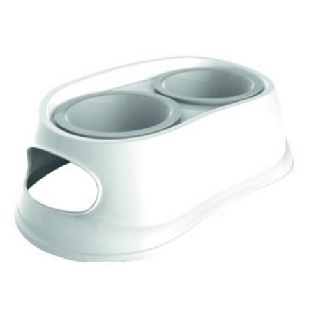 M-Pets Miska plastikowa dla psa i kota 2*350 ml