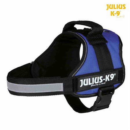 Szelki Julius-K9® Pure, Mini/M: 51–67 cm/22 mm, niebieskie