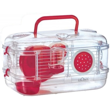 *- zolux klatka mini rodylounge kol. czerwony