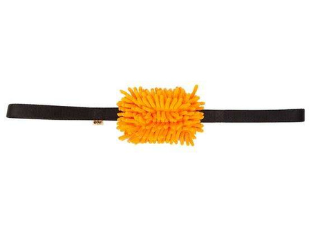 Dingo Zabawka dla psa - Szarpak Mop z dwoma uchwytami 60cm pomarańczowy