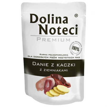 Dolina noteci premium danie z kaczki z ziemniakami dla psa 300g