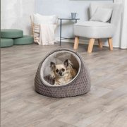 Legowisko zamknięte Livia, o 55 × 45 cm, szarobrązowe/kremowe