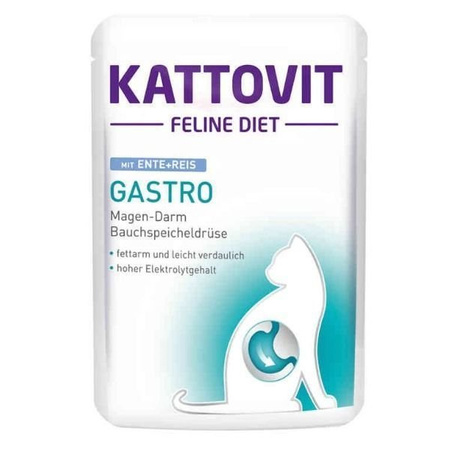 Kattovit gastro z kaczką i ryżem 85 g