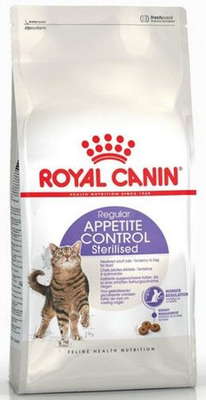 Royal canin sterilised appetite control karma sucha dla kotów dorosłych, sterylizowanych, z apetytem 10kg