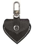 ADRESÓWKA SKÓRZANA, SERCE, CZARNA