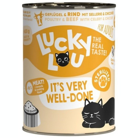 Lucky Lou Lifestage Sterilized drób i wołowina 400 g