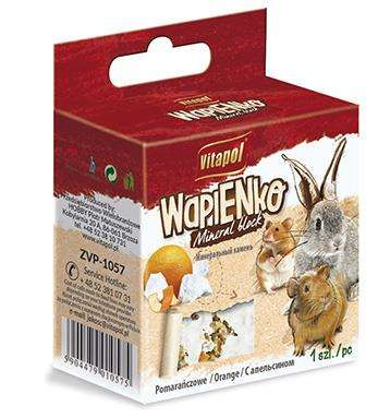 KOSTKA WAPIENNA DLA GRYZONI-POMARAŃCZA