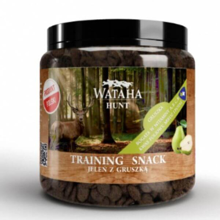 Przysmak dla psa Wataha Hunt Training Snack jeleń z gruszką 300g