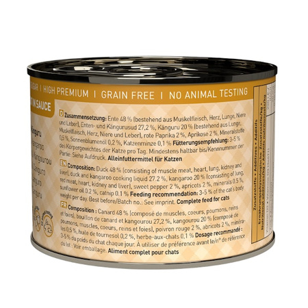 Catz Finefood Ragout Kaczka i Kangur dla kota 190 g