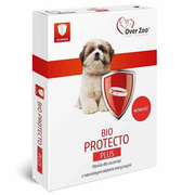 Over zoo bio protecto plus obroża przeciw kleszczom i pchłom dla szczeniąt 35 cm