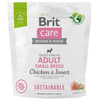 Brit Care Sustainable Adult Small kurczak i insekty dla psa 1 kg