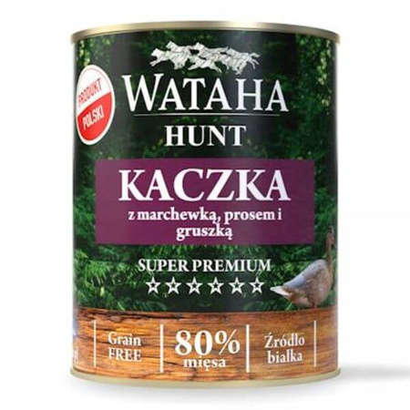 Wataha Hunt Adult kaczka dla psa 800 g