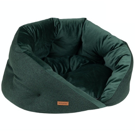 amiplay Siena legowisko dla psa zielone S