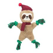 Xmas Leniwiec, zabawka, dla psa, plusz/sznur, 30 cm
