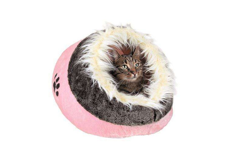 LEGOWISKO "MINOU"41x42x26cm RÓŻ/SZA