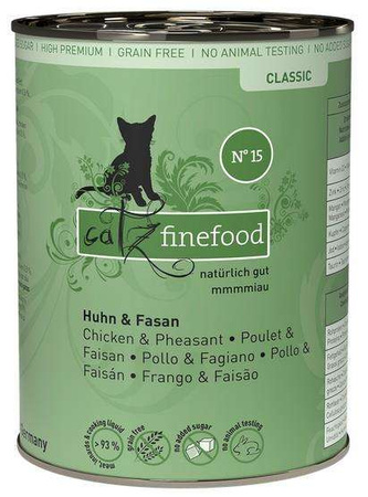 Catz Finefood Classic N.15 Kurczak i Bażant