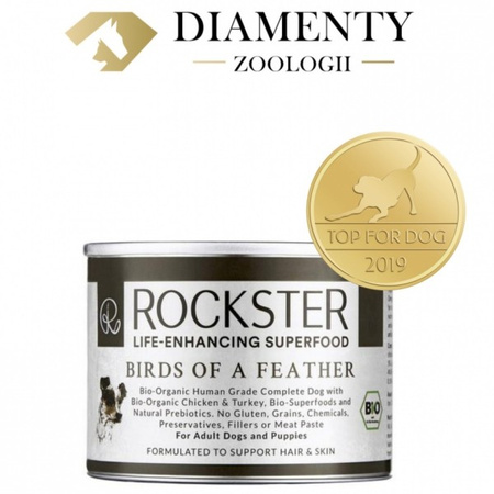 Rockster Superfood Birds of a feather Bio kurczak i indyk 195 g