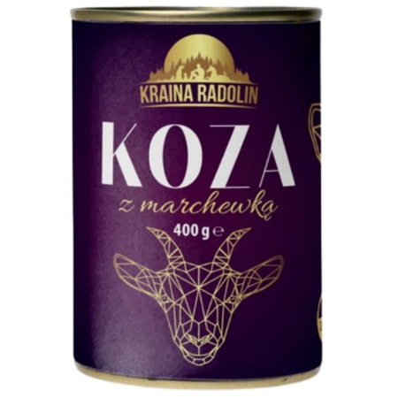 Kraina Radolin kozina i marchew dla psa 400 g