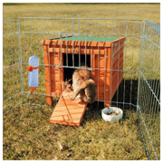 Domek dla krolików 'Natura' ,zewnętrzna ,42×43×51 cm