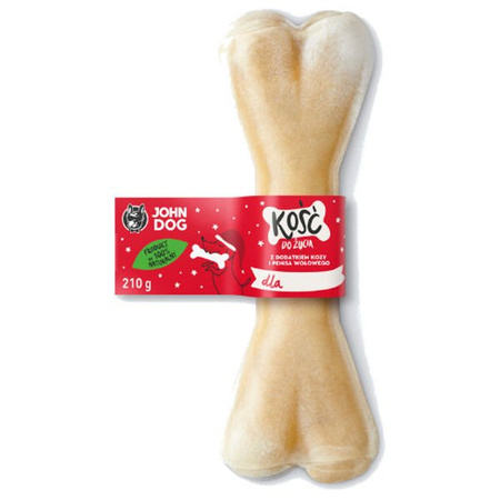 John dog kość do żucia z kozą i penisem wołowym dla psa 22 cm 1 szt.