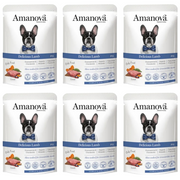 ZESTAW Amanova Adult Delicvious Jagnięcina saszetka 6 x 100 g