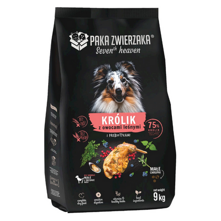 Paka Zwierzaka Seventh Heaven królik i owoce leśne dla psa 9 kg