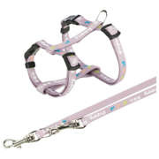 Szelki dla szczeniąt ze smyczą Junior, 23–34 cm/8 mm, 2.00 m, kolor miętowy