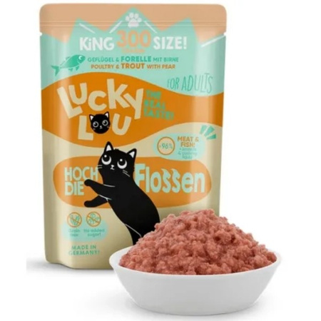 Lucky Lou Lifestage Adult Drób i pstrąg saszetka 300 g