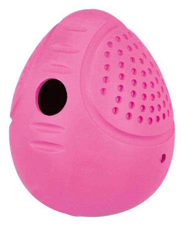 Piłka jajko na smakołyki, kauczuk, 8 cm