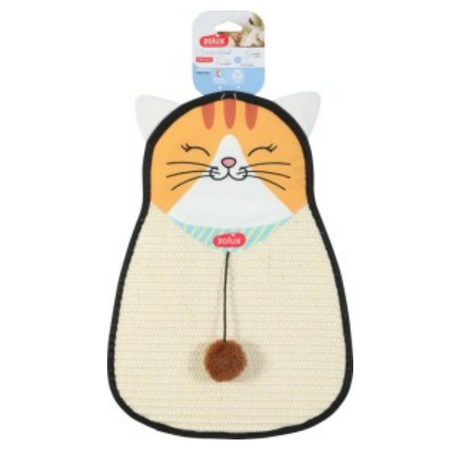 ZOLUX CHATOUILLE DRAPKA KOT SIZAL Z ZABAWKĄ 54CM