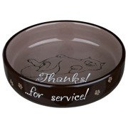 MISKA CERAMICZNA DLA KOTA, 0.3 l/o 15 cm