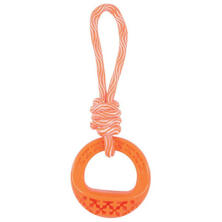 Zolux zabawka tpr samba okrągła ze sznurem dla psa 26 cm
