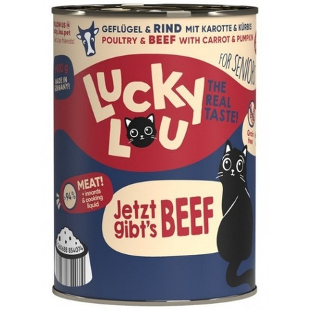 Lucky Lou Lifestage Senior drób i wołowina 400 g