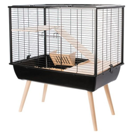 Zolux klatka neo muki duże gryzonie h58 kol. czarny
