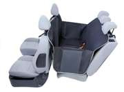 Kardiff Anti Slip mata samochodowa na tylne fotele z zamkiem i bokami M czarna