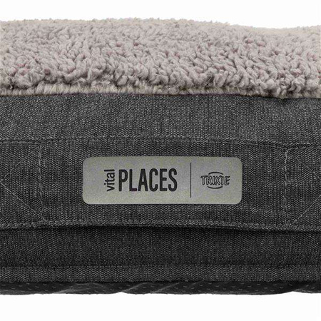 Poduszka Vital Bendson, 120 × 85 cm, ciemnoszary/jasnoszary